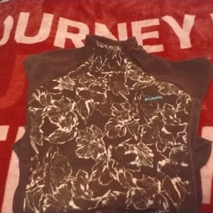 Columbia pull over fleece top